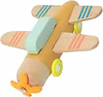 Amazon.co.jp: 木製ひこうき 木のおもちゃ 小さい子ども 飛行機